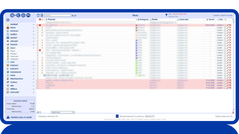 IS QML - modul Úkoly