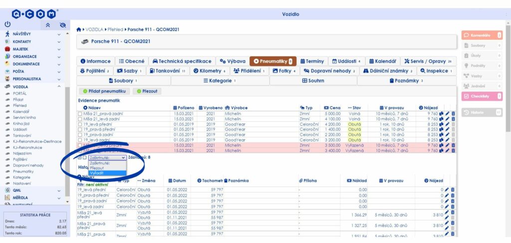 IS QMl - pneumatiky - detail - akce