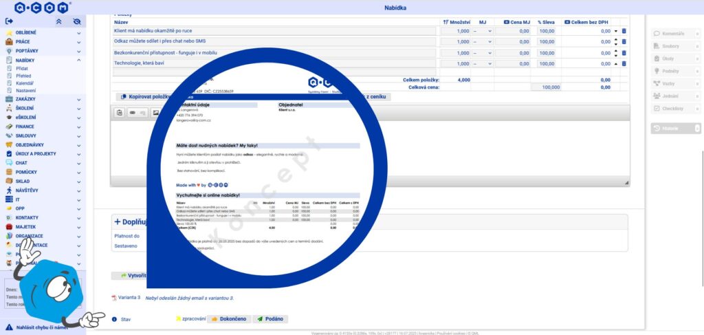 IS QML - PDF s nabídkou - koncept