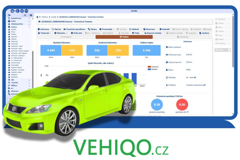aplikace IS QML VEHIQO